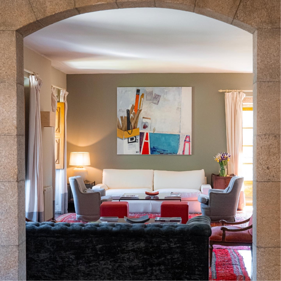 Dormitorio del Pazo da Touza
